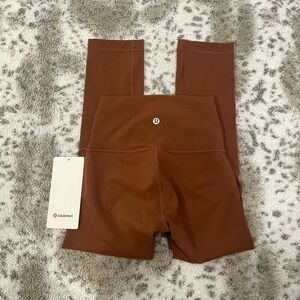 Lululemon Wunder Train High-Rise Crop 21" Ancient Copper